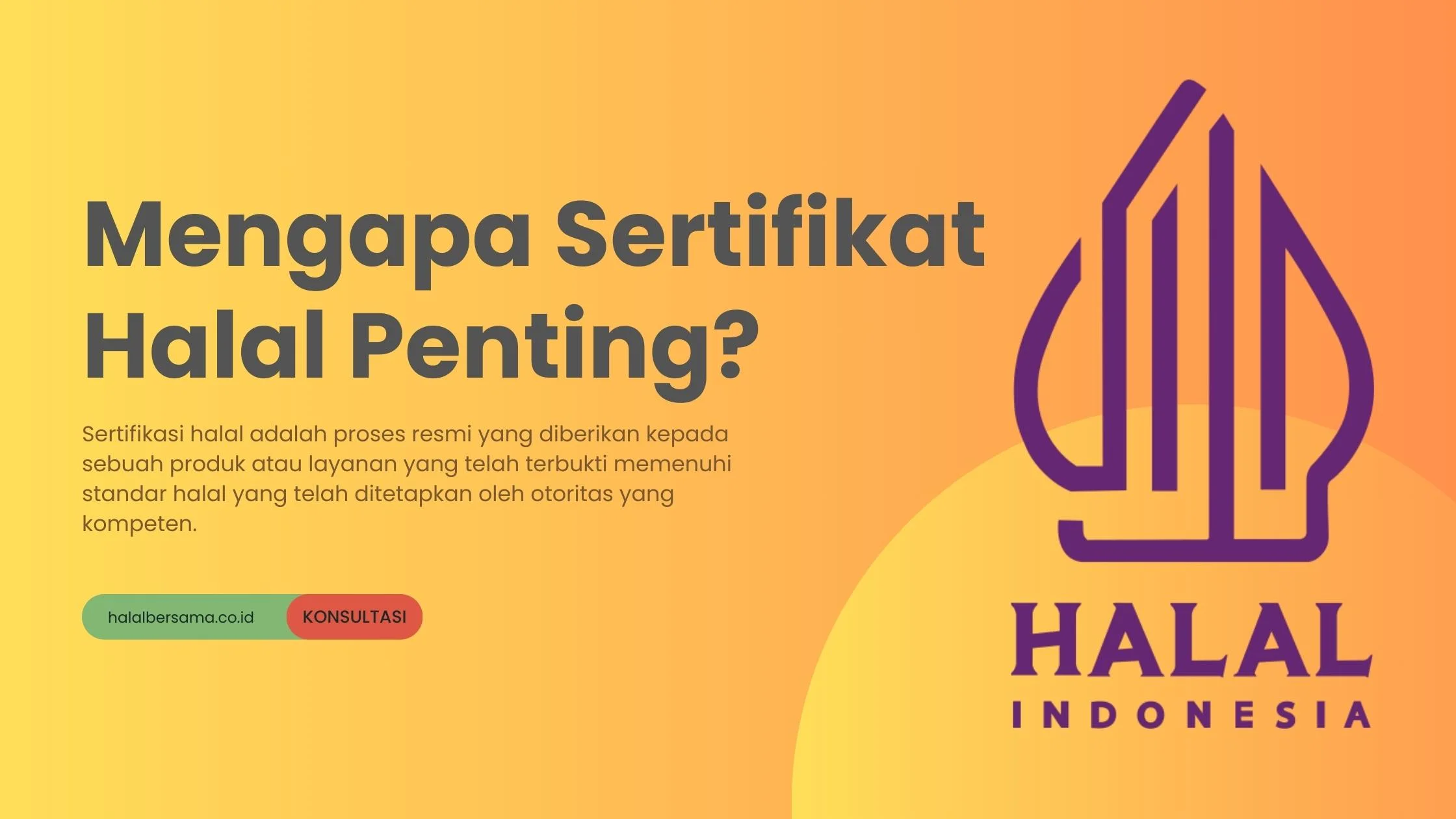 Sertifikat Halal - PT. Halal Bersama Indonesia